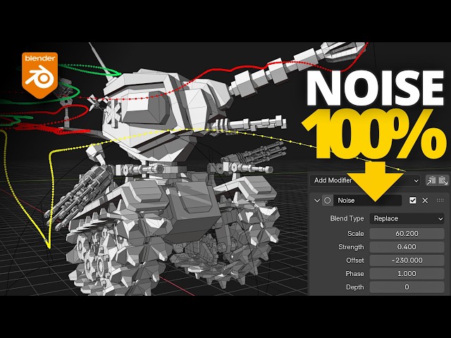 How to Animate a 3D Tank with ZERO Keyframes 🤯 (Blender Tutorial)