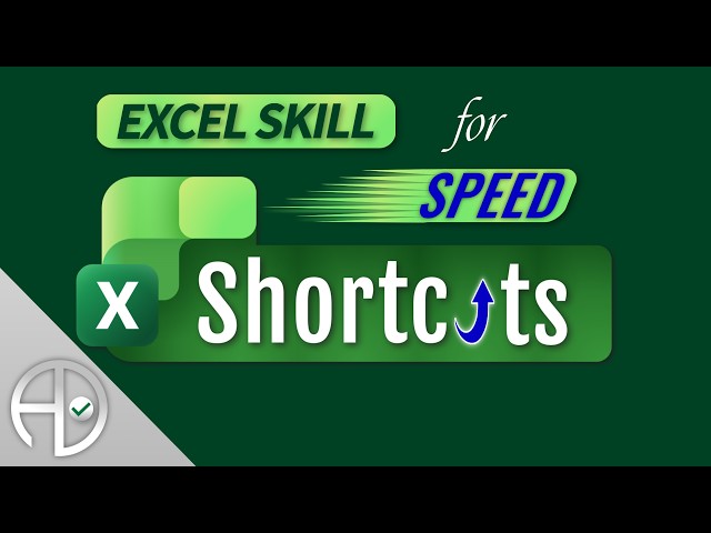 20+ Essential Excel Shortcuts to Work Faster & Easier