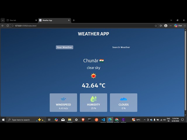 React Weather App