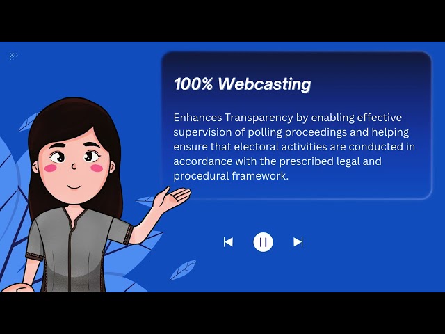 100% Webcasting at every polling station - ECI's Initiative