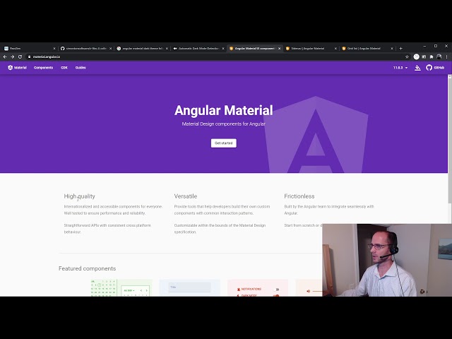 Live Coding - Auto light/dark theme with Angular Material