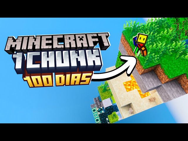 I Survived 100 Days In A Modified Chunk 🔧