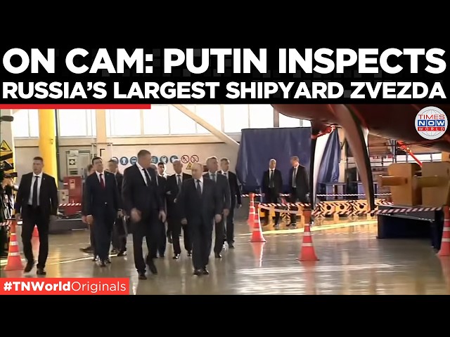 WATCH: Putin Tours Russia’s Largest Shipyard Zvezda — Massive Industrial Powerhouse in Full View!