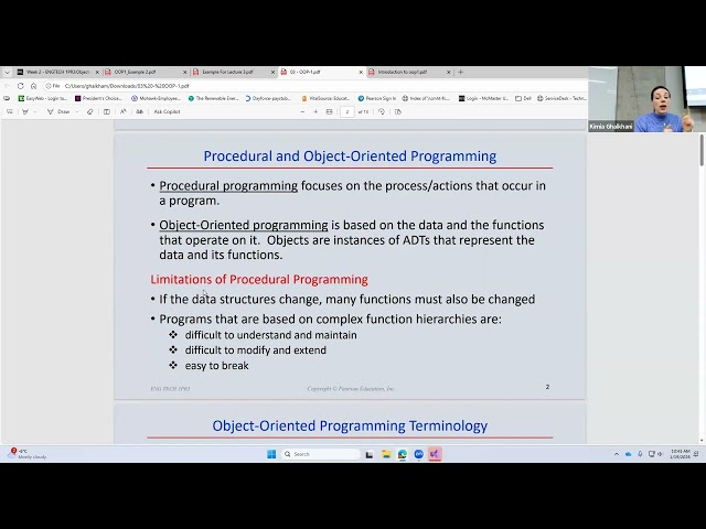 2- Classes And Objects in object-oriented programming (OOP)