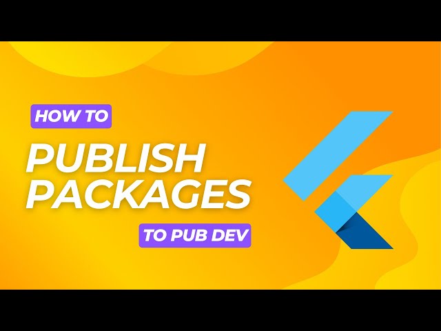 How to Publish a Flutter Plugin to pub.dev (Step-by-Step Guide)