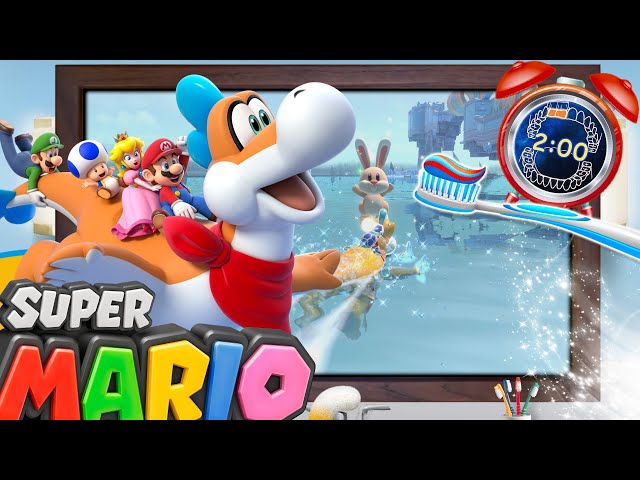 Super Mario 2 Minute Action Toothbrush timer with Music
