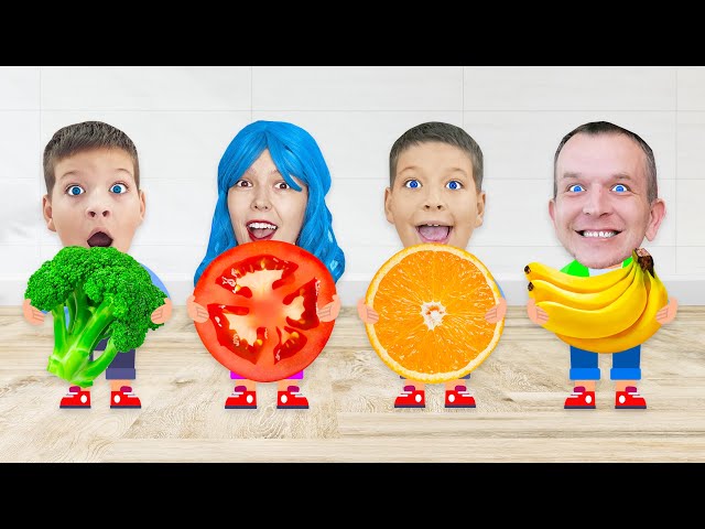 Yummy Fruits & Vegetables - Kids Songs Nursery Rhymes for Babies