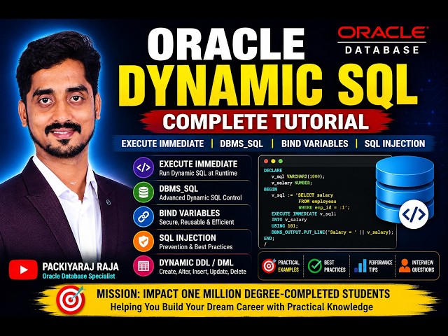 PL/SQL tutorial : Native Dynamic SQL in Oracle Database
