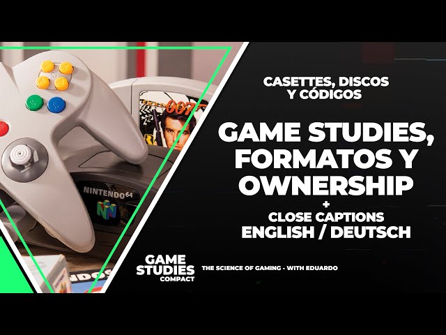 Game Studies, Physical Media, Ownership | Cartridges, Discs, Redeem Codes | English Subs