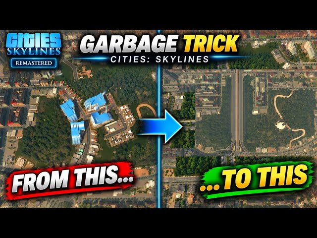 How to HIDE Garbage Incinerators in Cities: Skylines
