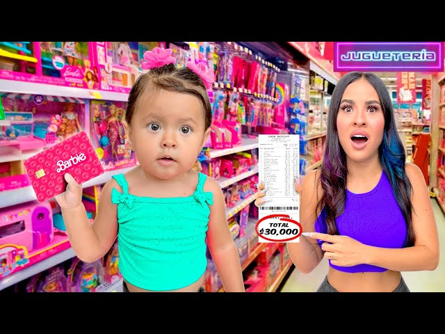 COMPRANDO TODO LO QUE TOCA NASYA EN UNA JUGUETERÍA!!