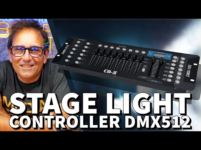 How to program DMX controller 512 for beginners