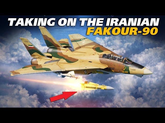 Taking On The Iranian Reverse Engineered Aim-54 Phoenix - Fakour-90 | F-14A Tomcat Vs F-16C Viper |