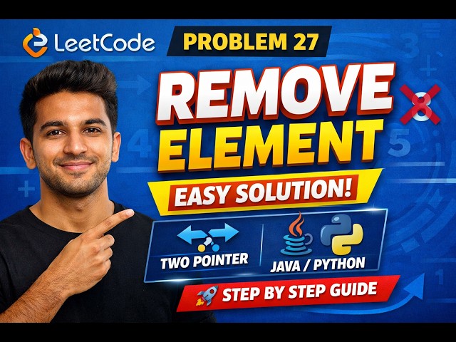 LeetCode 27 Remove Element | Easy Explanation + Code (Java/Python) 🔥#coding #python #leetcode