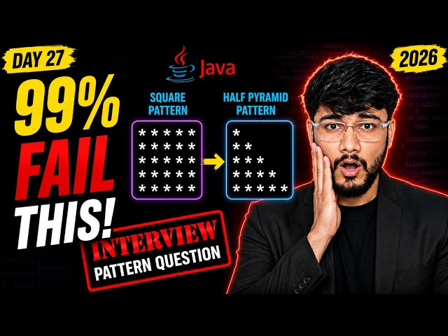 Tricky Pattern Interview Question That Fails Most Beginners! 🤯 [2026]