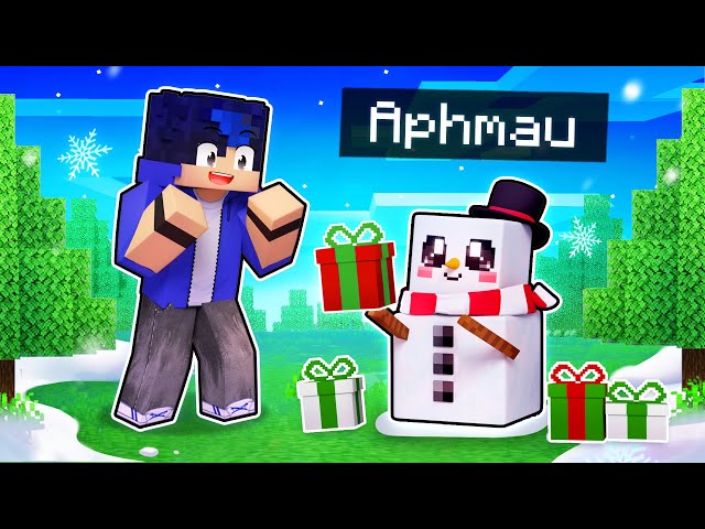 Playing Minecraft As A Helpful Snowman!