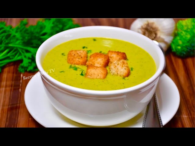 Crema de Brócoli riquisíma y nutritiva