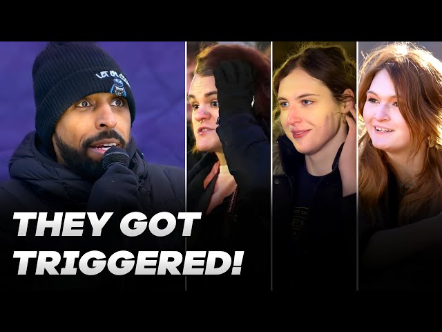 Non-Binary Students CHALLENGE Myron at Michigan & Get In His Face!