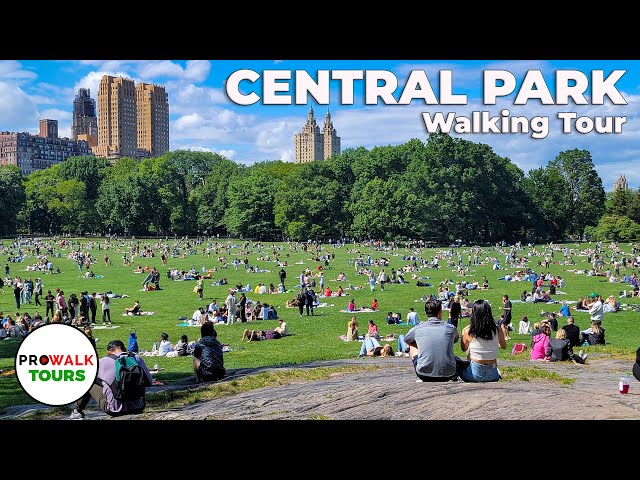 Central Park Walking Tour 🗽 Complete 10-Mile Loop — New York City 4K