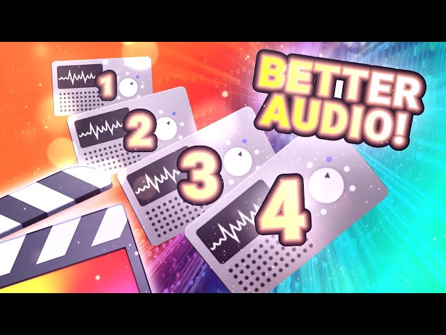 The only 4 AUDIO EFFECTS you need to know in Final Cut Pro