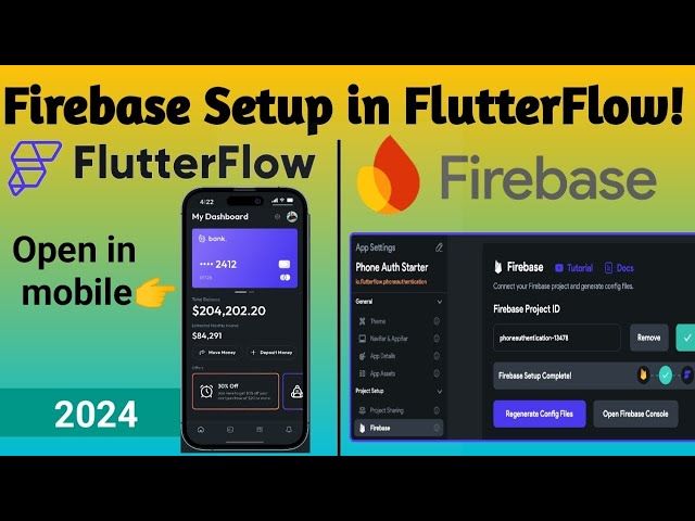 "Firebase Setup in FlutterFlow: Step-by-Step Guide for Beginners"