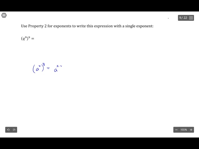 Exponential Functions: Properties: Simplifying 12
