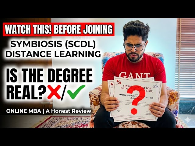 Watch this before joining Symbiosis College for Distance Learning || SCDL - Degree ? Online MBA