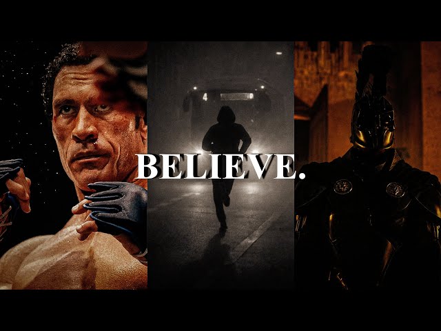 YOU MUST BELIEVE YOU CAN DO IT - Motivational Speech