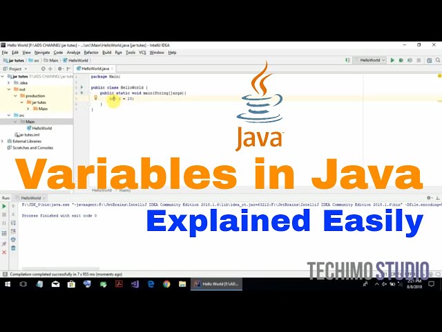 Variables in Java - Java Tutorial #4