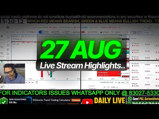 Best Moments From Today's Trading Live (Aug 27)