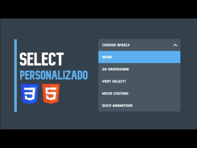🎨 Cómo DAR ESTILO a un SELECT con CSS y HTML ✅
