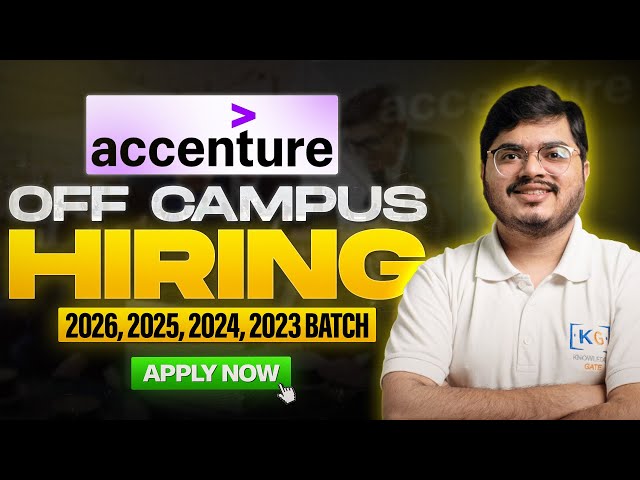 Accenture Off Campus Hiring 2026, 2025, 2024 | ASE Hiring | Eligibility, Exam Pattern, Salary & Prep