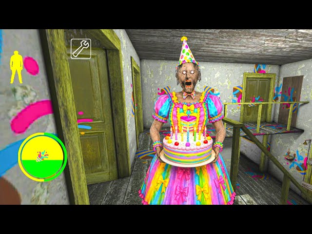 Granny Game Horror Escape Gameplay | Celebrating Granny's Birthday party 🎂🎉