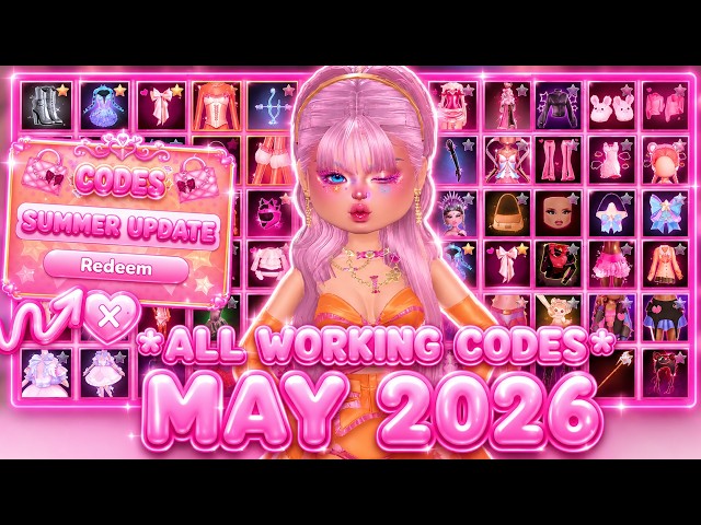*NEW CODES!!* ALL WORKING CODES IN DRESS TO IMPRESS *MAY 2026*