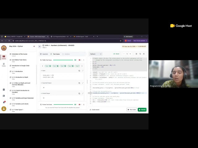 Python Live Session | Week-1 | 18-06-2026