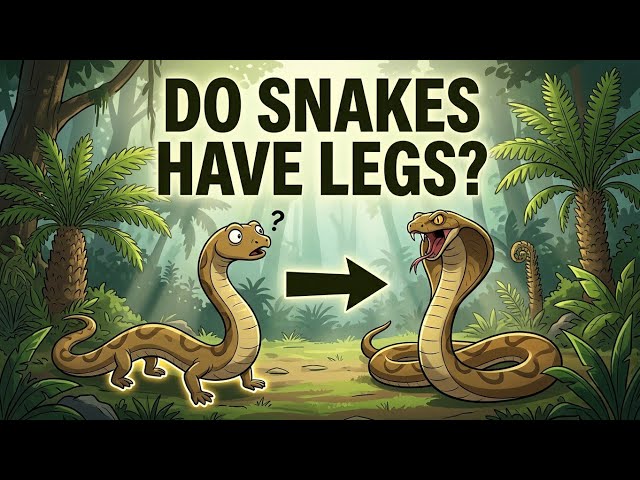 🐍 How Snakes Lost Their Legs: The Incredible Evolution of Snakes#SnakeEvolution #Snakes 