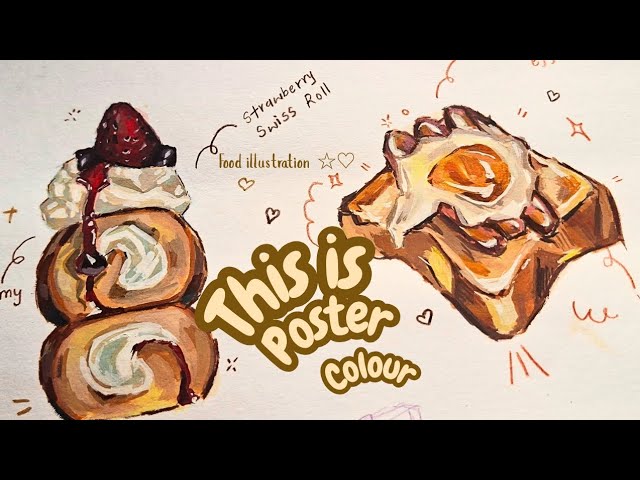 2 years of learning in 6 minutes . || Tutorial food illustration