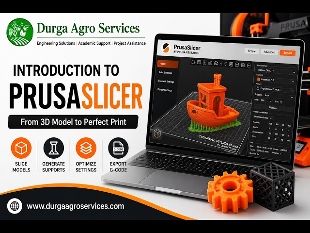PrusaSlicer Tutorial for Beginners || Smart Solutions for Every Assignment || #DurgaAgroServices
