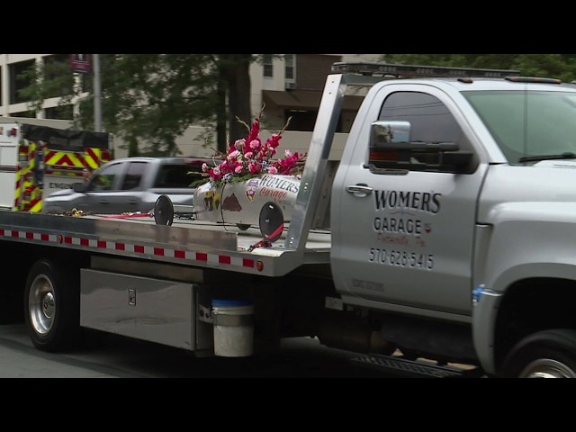 Schuylkill County teen honored in tow truck funeral procession