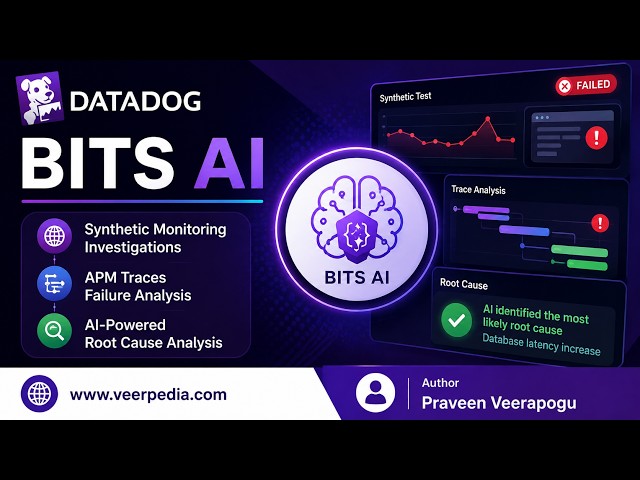Datadog Bits AI Tutorial | AI-Powered RCA for Synthetic Monitoring & APM Traces | End-to-End Demo