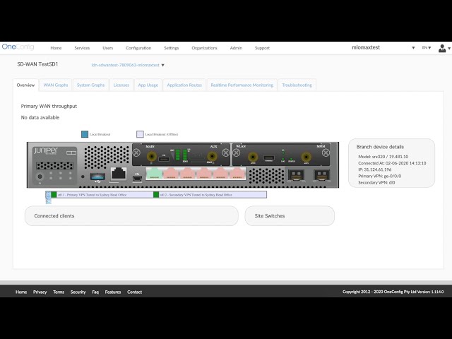 OneConfig SD-WAN (beta) Overview and Demo