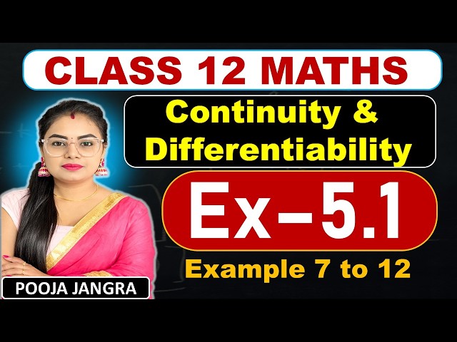 Class 12 Maths  Ex-5.1 Example | Continuity &Differentiability | Class 12 Maths Ch-5 Examples