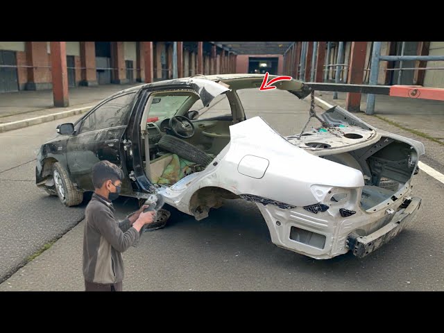 Unbelievable Amazing Process Accident Toyota Car Restoring In the Expert Mechanic 