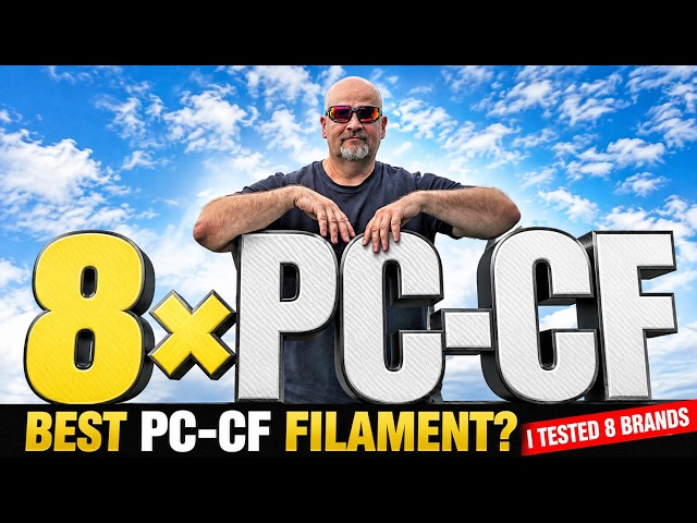 Best PC-CF filament? I tested 8 brands