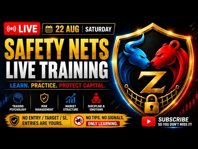 🔴 Safety Nets LIVE Training | Options Trading Psychology & Risk Management | Zerroday