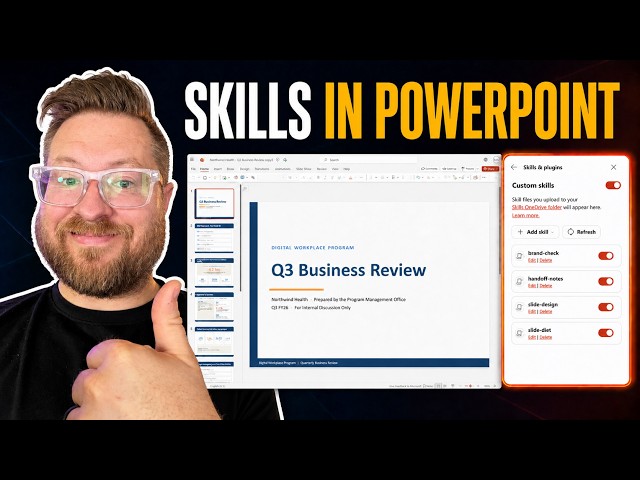 How to Set Up Copilot Skills in PowerPoint (and Build Your Own)