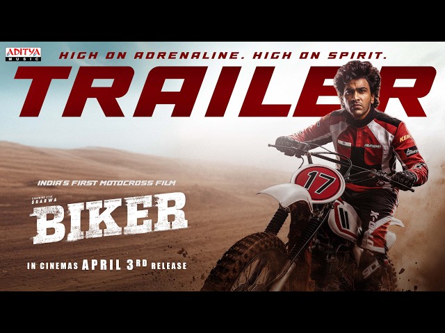 Biker Trailer | Sharwanand | Dr Rajashekhar | Malvika Nair | Abhilash Reddy | Ghibran Vaibodha