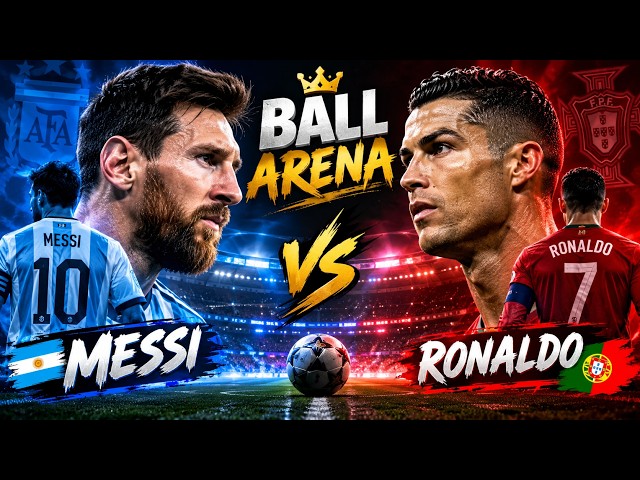Ronaldo vs Messi Ball Race Who Will Win? #Shorts