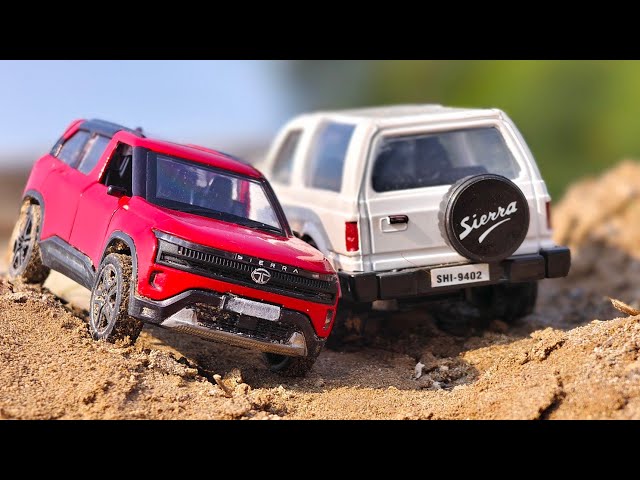 New Tata Sierra Diecast Model 🚙 | Off-Roading Adventure + Old Tata Sierra | Auto Legends