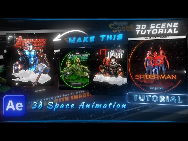 CC Ball Action 3d Scene Tutorial - After Effects